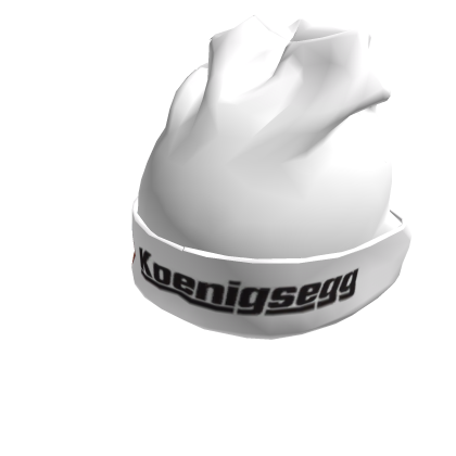 White Keonigsegg Beanie