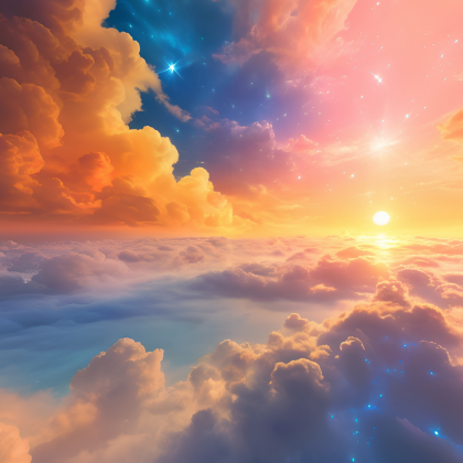 Heavenly Light Sky