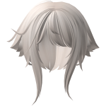 messy cute short hair with tufts in blonde