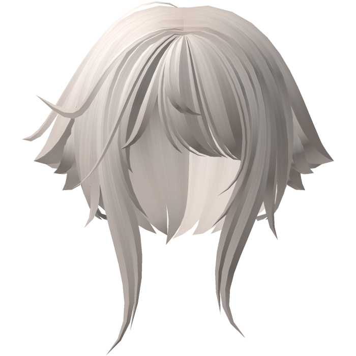 messy cute short hair with tufts in blonde