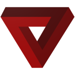 Red Impossible Triangle