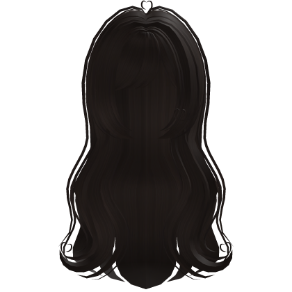sweet long wavy adorable doll hair in brown