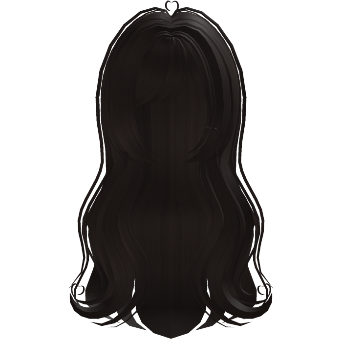 sweet long wavy adorable doll hair in brown