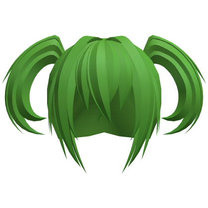 ʚ green messy vampire demon moe pigtails ɞ Roblox item