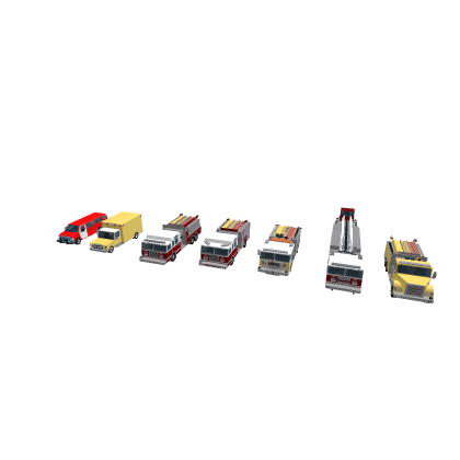 fire trucks