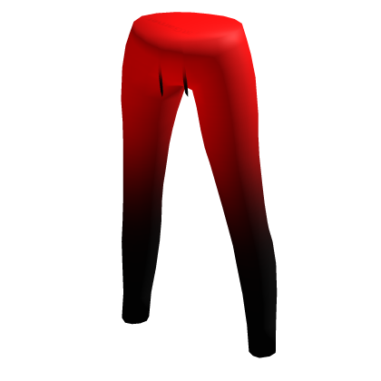 Pants Sport Fade Red Black Halloween