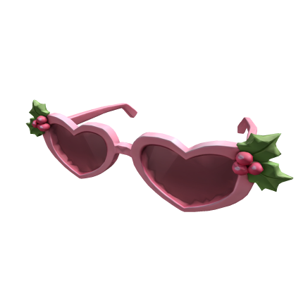 Pink Hear glasses
