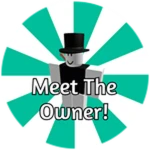 Meet The Owner! Roblox badge thumbnail
