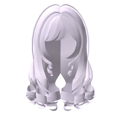 . ‿ ♡ curly angel long wavy hair in purple Roblox item