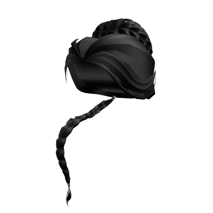 Princess Braids In Black Roblox item