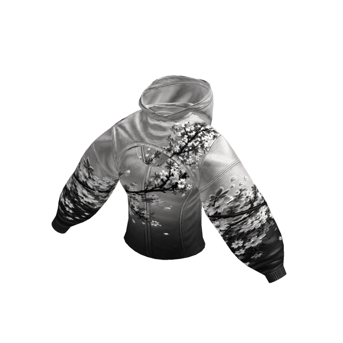 ✅ 💜 Y2K WHITE HOODIE FLOWERS 💜 ✅