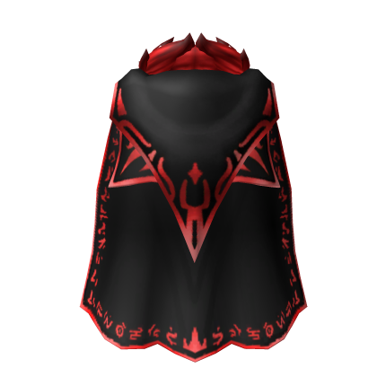 Black and Red Royal Cape
