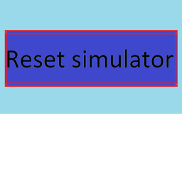 Reset simulator