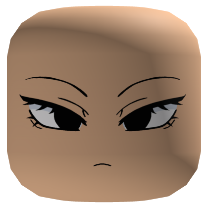 Serious Sharp Eyes Face - Light Roblox item
