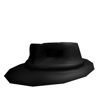 Roblox Item Pure Black Fedora