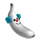 clown albert banana