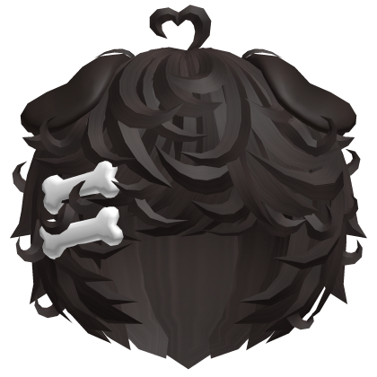 🦴 cute dark brown kawaii curly messy puppy boy