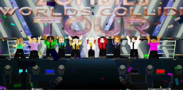 900K] Descendants Zombies Worlds Collide Tour❤️💚 - Roblox