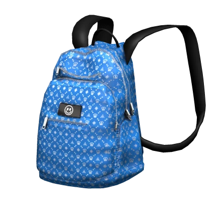 Blue designer backpack outlet