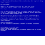 blue screen of death