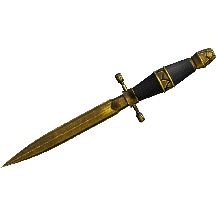 Gold Medieval Dagger [WAIST]