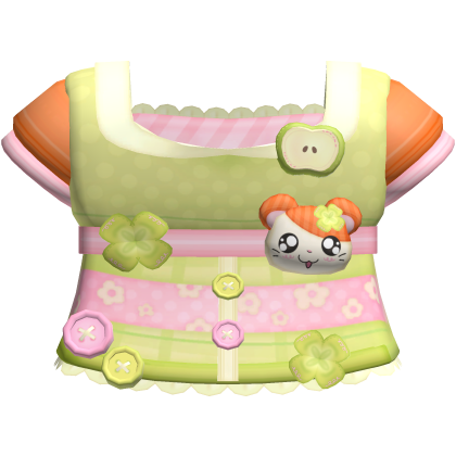 🐹🍀 cute kawaii hamtaro hamster clover shirt thumbnail