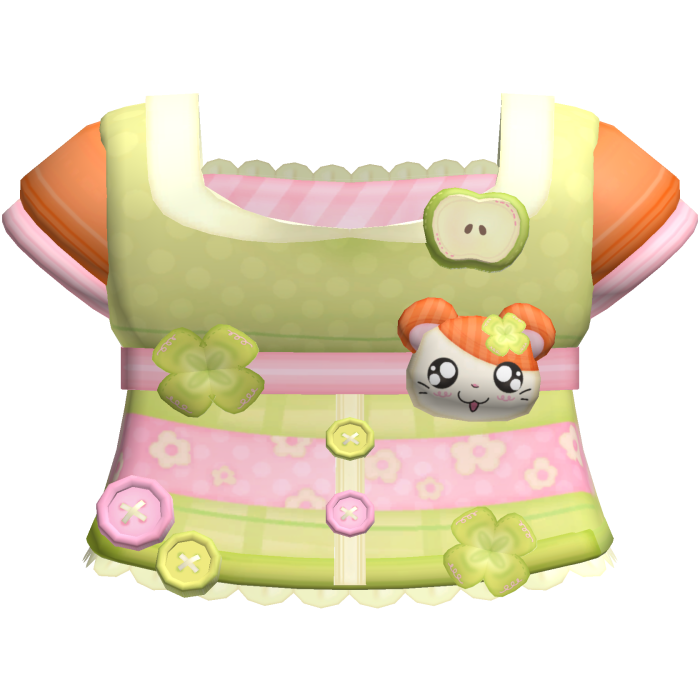 🐹🍀 cute kawaii hamtaro hamster clover shirt