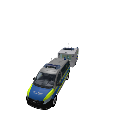 ##### police (Polizei) with a trailer