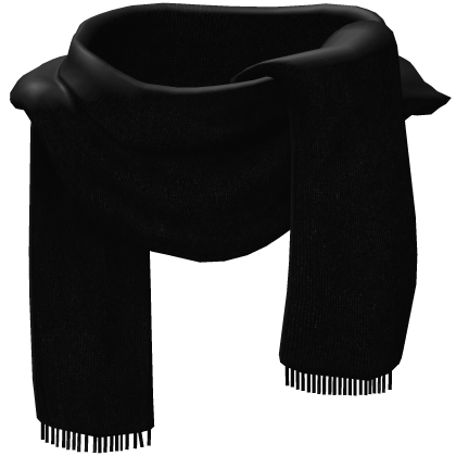 black cashmere grande scarf thumbnail