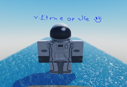 Astronaut in the ocean