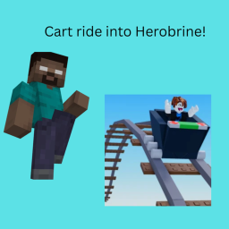 Cart ride into Herobrine