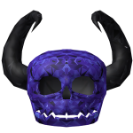 Purple Sparkle Time Skull