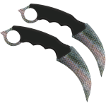 [FREE] Dual Karambits: Fish Scales