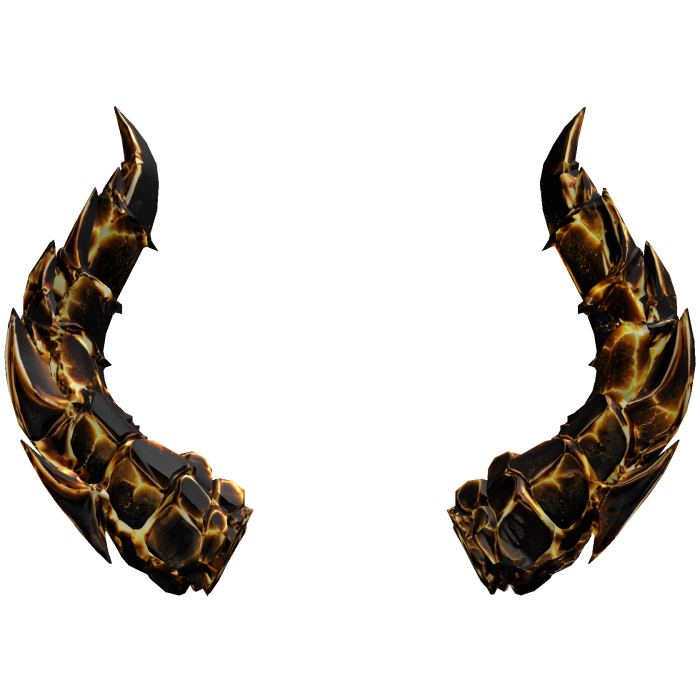 Black and Gold Horns