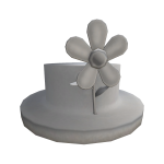 Blank Time Whiteout Flower Hat