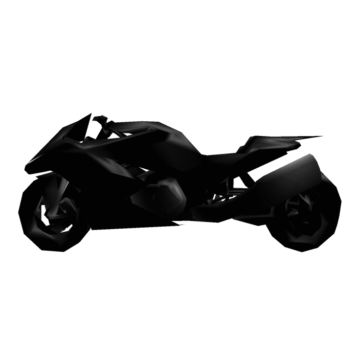 Motorcycle Biker Silver