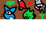 The Color azure wolfs