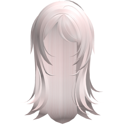 gothic fatal vampire messy wispy hair light pink