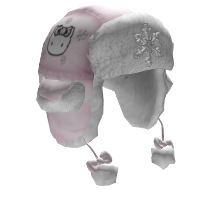 Pink Cat Ushanka Kawaii Kitty