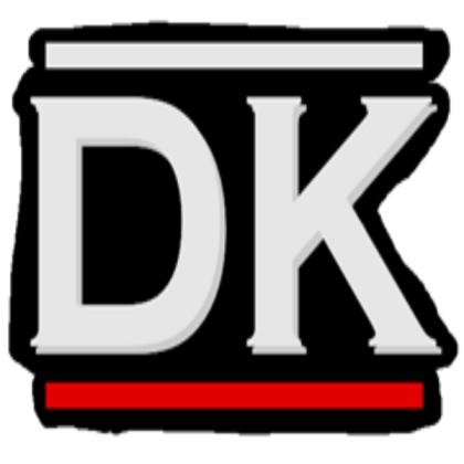 DK LOGO Stripes on black Roblox decal