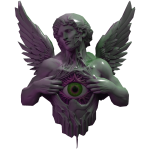 [PBR] Ancient greek sculpture green & purple