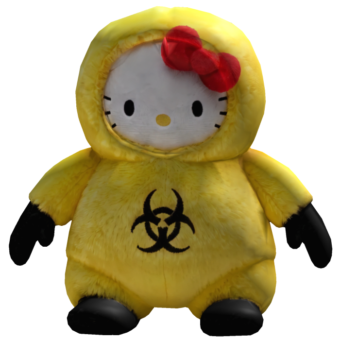Backrooms Hazmat Ello Kitty Cute Plush
