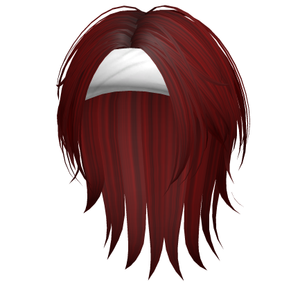 Red Anime Headband Boy Hair Roblox item