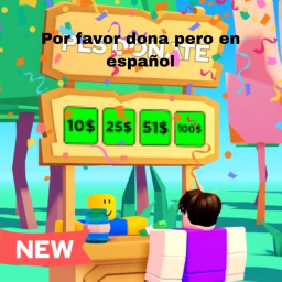 Por favor dona pero en español