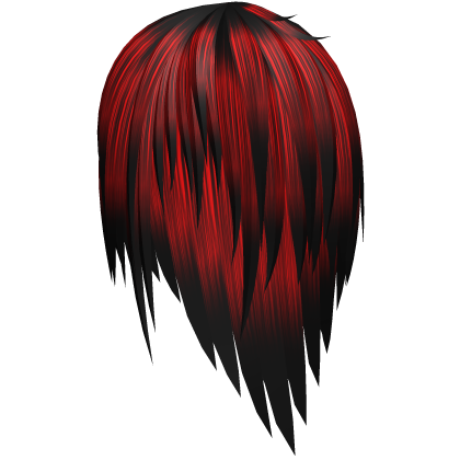 Red Vkei Unkept Hair 23 Roblox item