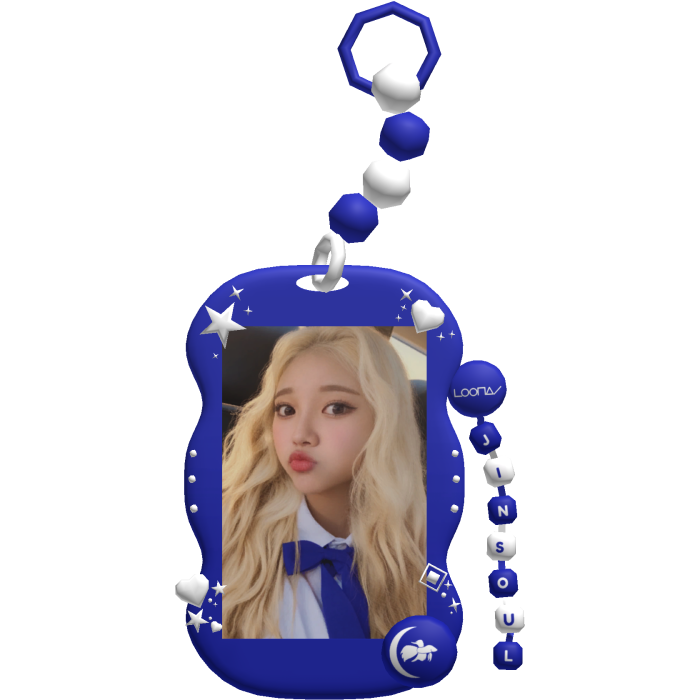 Loona JinSoul Photocard Kpop Keychain