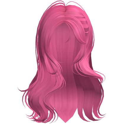 Lush Wispy Wavy Hair (Hot Pink) Roblox item