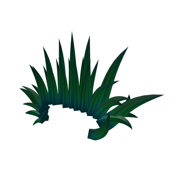 Ocean Green Fade Punk Mohawk w Horns
