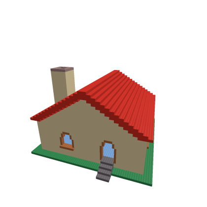 🏠 Classic Roblox House 2007 Stud Brick RP
