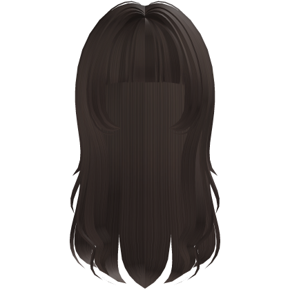 ♡ sweet kawaii shoujo long brown hair Roblox item
